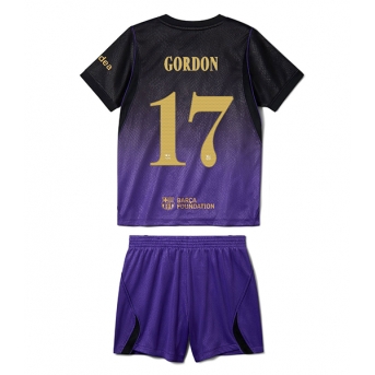 Barcelona Anthony Gordon #17 Maglia Gara Trasferta Repliche 2026-27 Bambino Maniche Corte